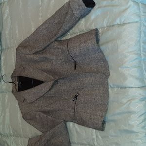 Anne Klein grey women blazer size 4p